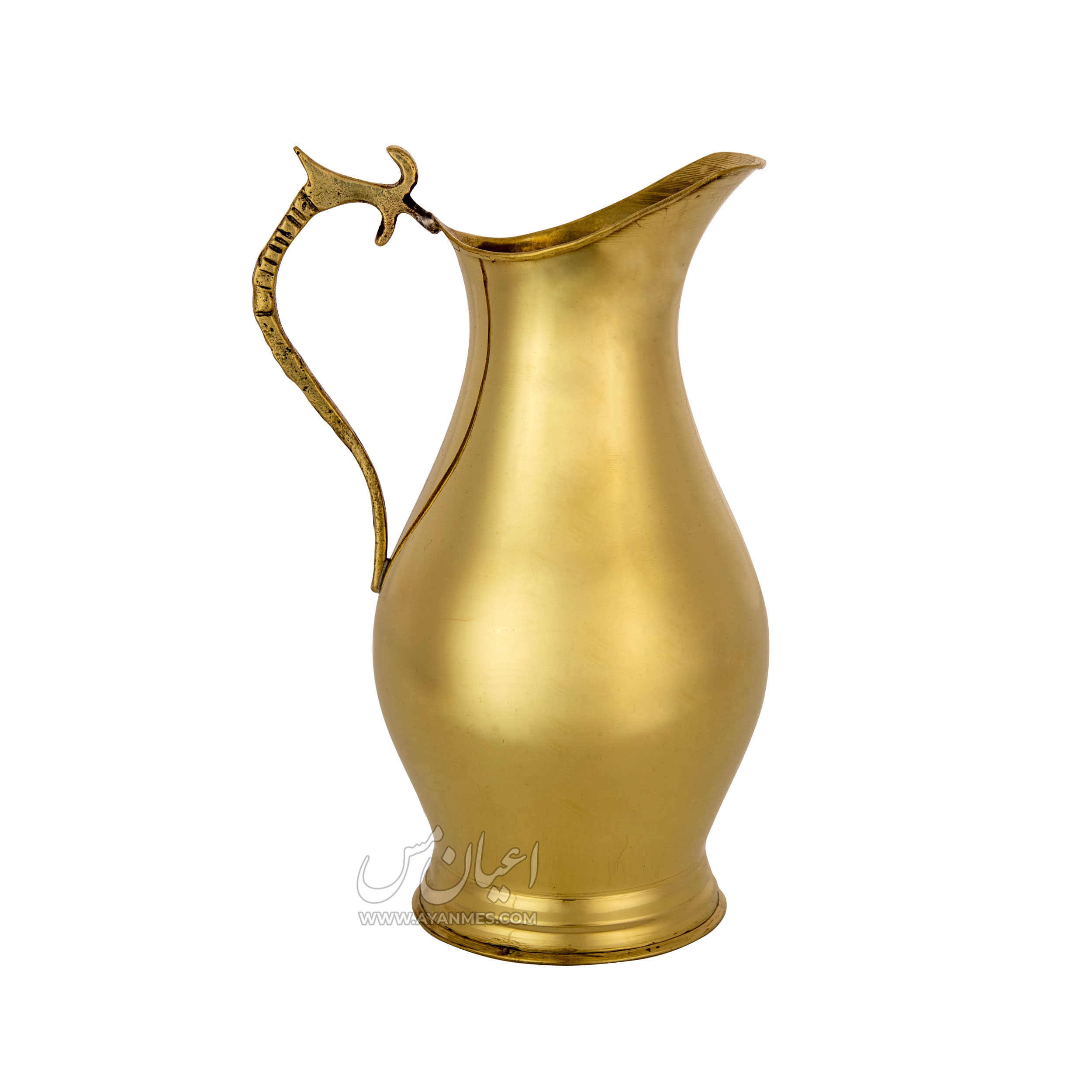 پارچ برنجی ساده سایز متوسط